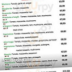 Mister Pizza menu