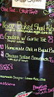 Kozy Korner Family menu