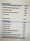 A L'ancienne Poste menu