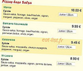 Pizza Marco menu