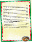 La Fiesta Mexican menu