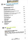 Restaurant Le Paddock menu