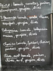 La Belle Etape menu