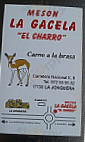 Firal Dels Burros menu