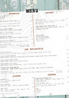 The Belmont menu