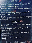 Le Fleuron menu