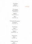 Auberge de Thorrenc menu