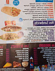 Chrono Pizza menu