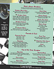 Betty's Diner menu