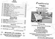 Trattoria Il Giardino menu