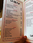 La Sierra menu