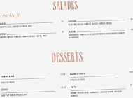 La Fabrique a Jus menu