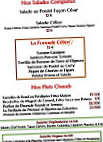 La Grange De Célice menu