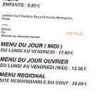 Le Commerce menu