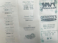 Giovanni's Italian American menu