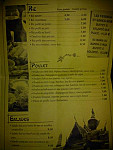 Chez Chan-Thai menu