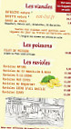 La Terrasse menu