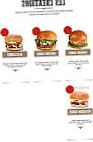 Mythic Burger menu