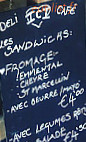 Ici Café menu