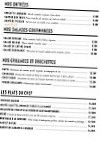 La Fourchette Libanaise menu