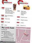 My lovely sushis menu