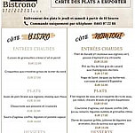 Le Bistrono’ Bistronomique menu