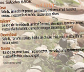 Le Leone menu