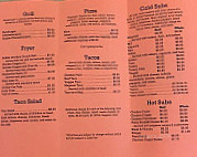 Cabana Sam’s Sunset Bay Grill menu