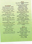 Queens Mountain Cafe menu