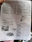 S R Diner menu