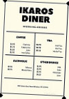 Ikaros Diner menu