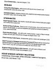 Nostalgia Ale House Wine menu