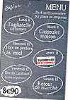 Hotel De La Gare menu