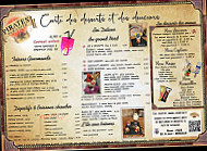 Pirates Paradise menu