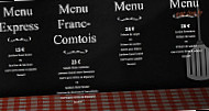 Cafe des Amis menu