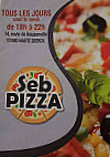 Seb Pizza menu