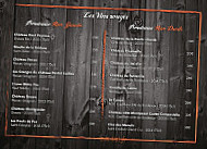 Escalumade menu