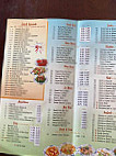 China Buffet menu