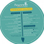 Pimprenelle menu