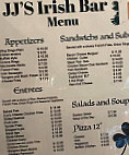 Jj Irish And Grill menu