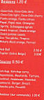 Manneken Frit' menu