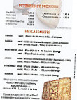 Pizz'à La Carte menu