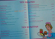 Fou De Frites menu