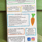 Paint Box Cafe menu