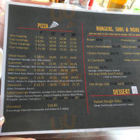 The Hooch Pizza menu