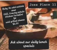 Joe's Place Ii menu