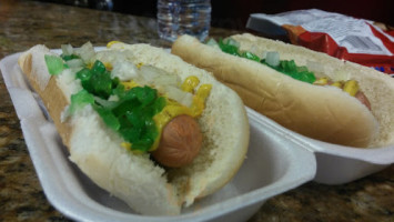 C J's Chicago Dogs food