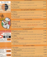 Pizza Lena menu