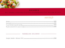 Polat Specialite Kebab menu