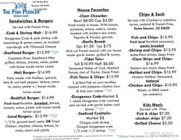 Fish Peddler's Market menu